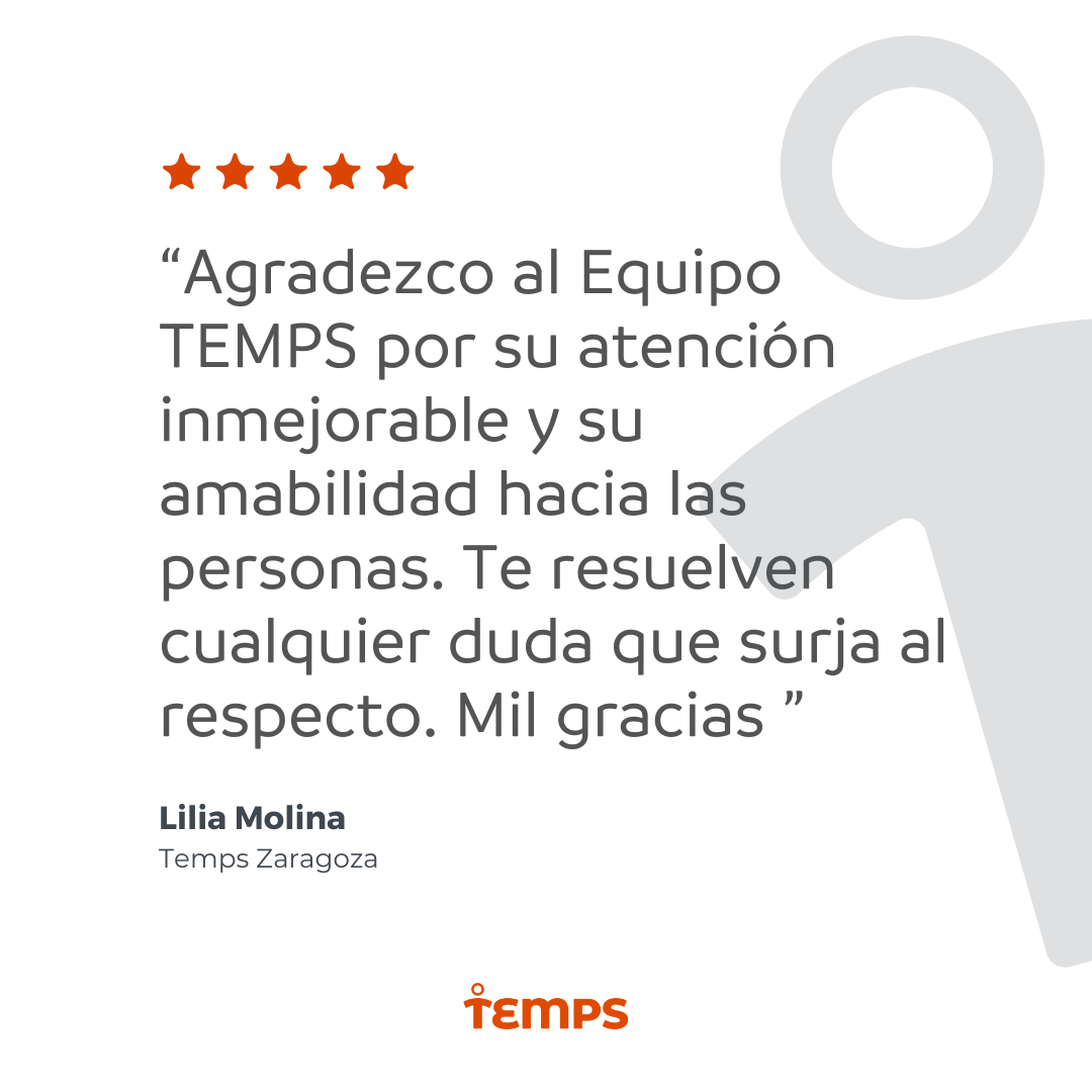 Reseña usuario TEMPS
