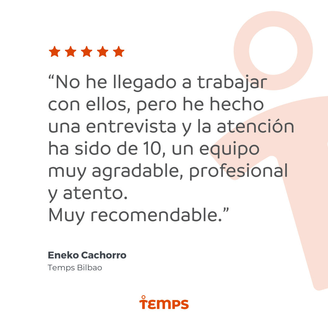 Reseña usuario TEMPS