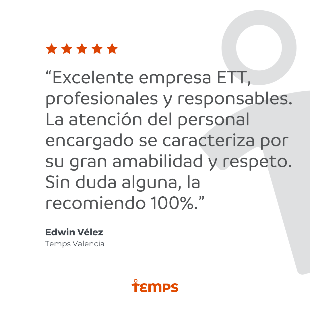 Reseña usuario TEMPS
