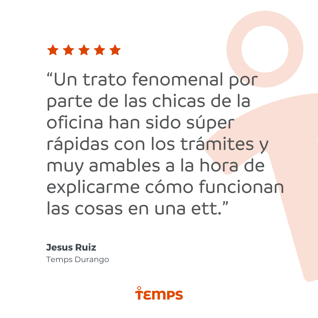 Reseña usuario TEMPS