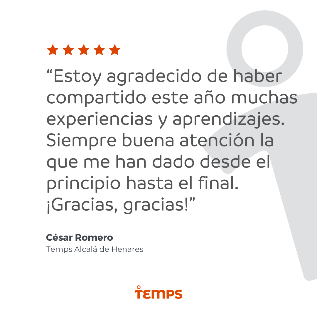 Reseña usuario TEMPS