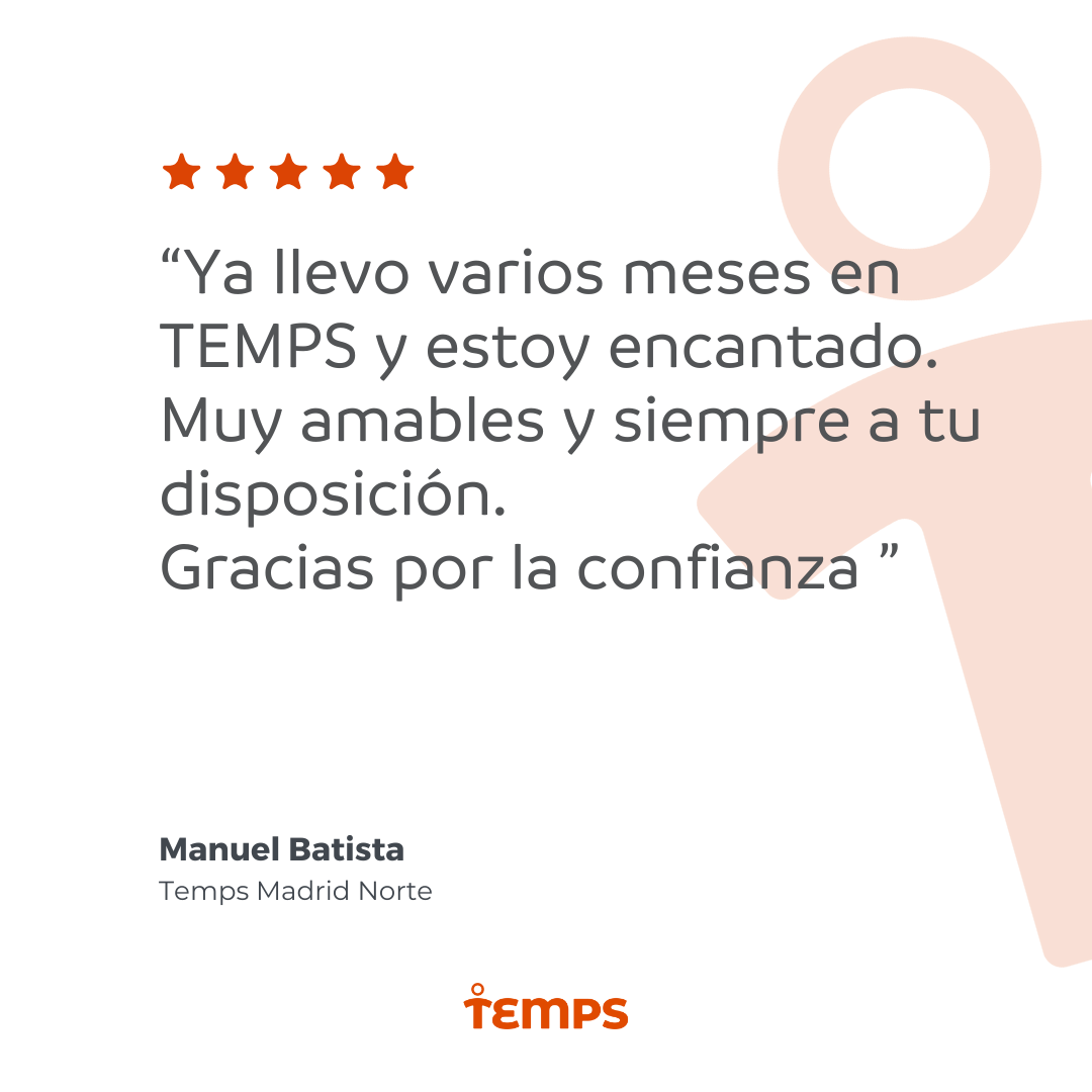 Reseña usuario TEMPS