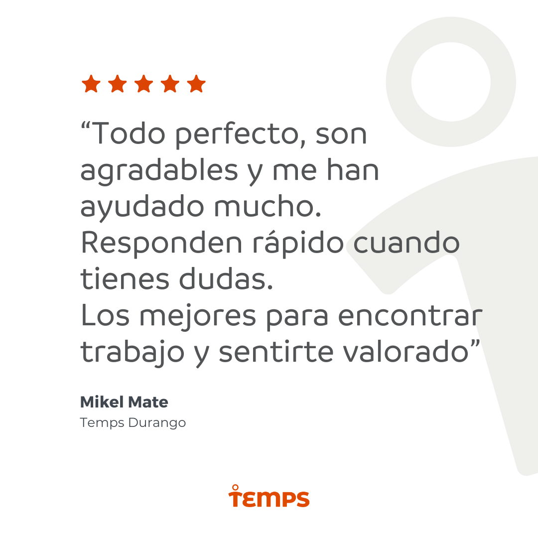 Reseña usuario TEMPS