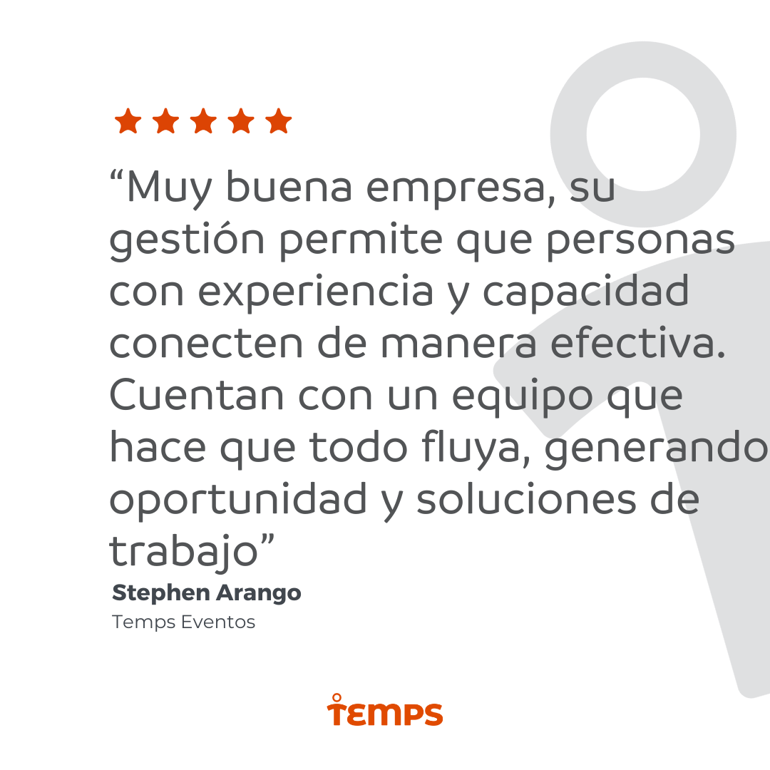 Reseña usuario TEMPS