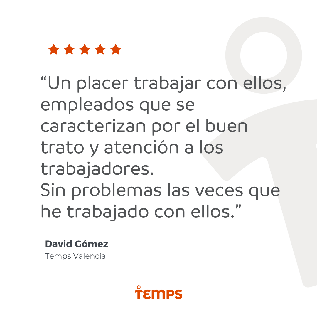 Reseña usuario TEMPS