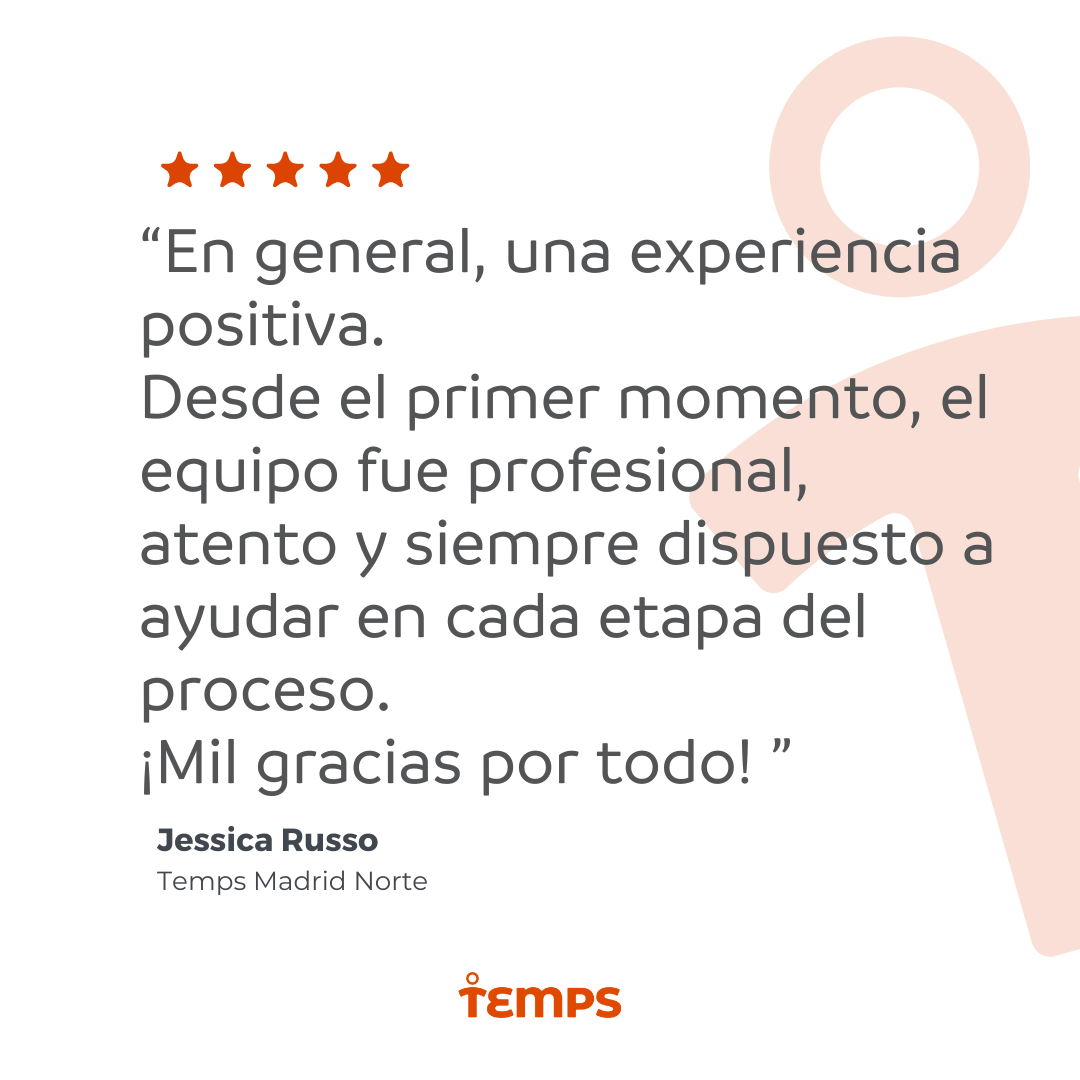 Reseña usuario TEMPS