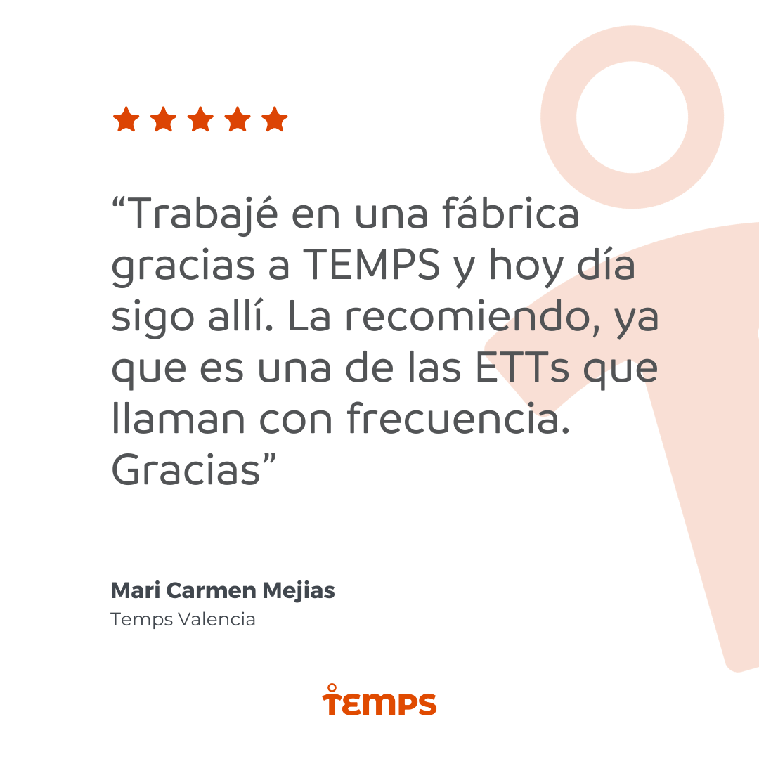 Reseña usuario TEMPS