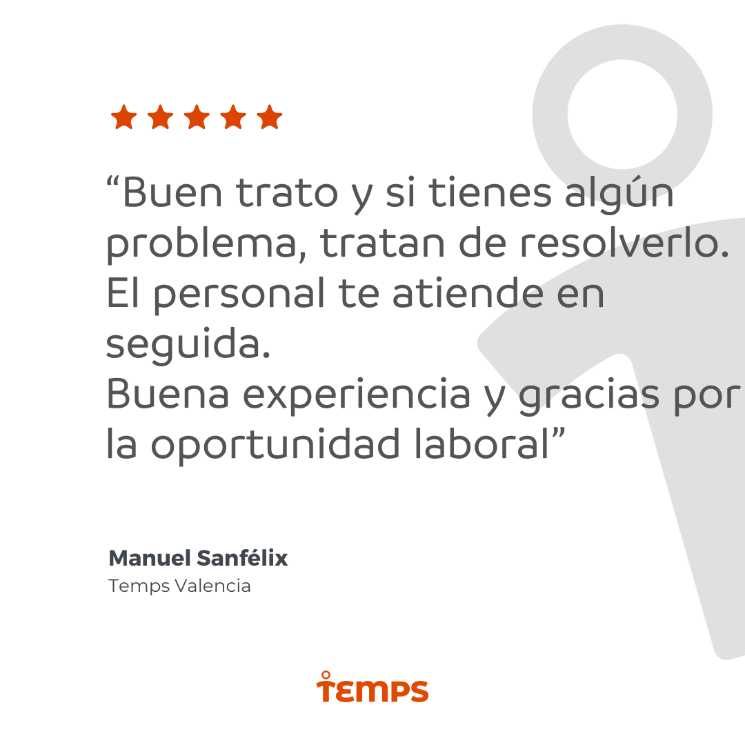 Reseña usuario TEMPS