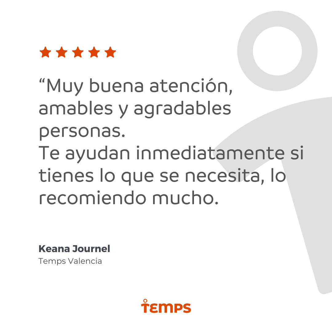 Reseña usuario TEMPS