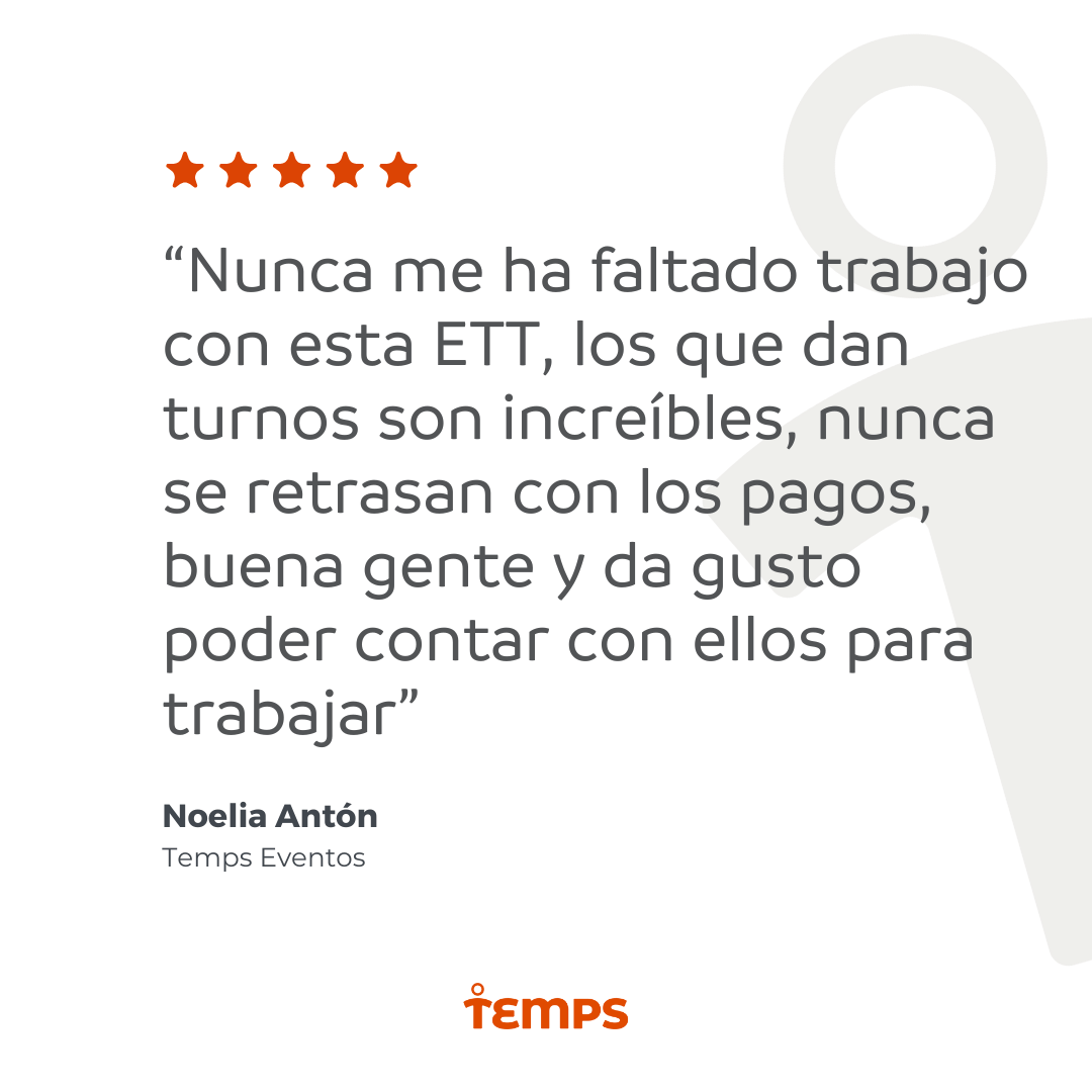 Reseña usuario TEMPS