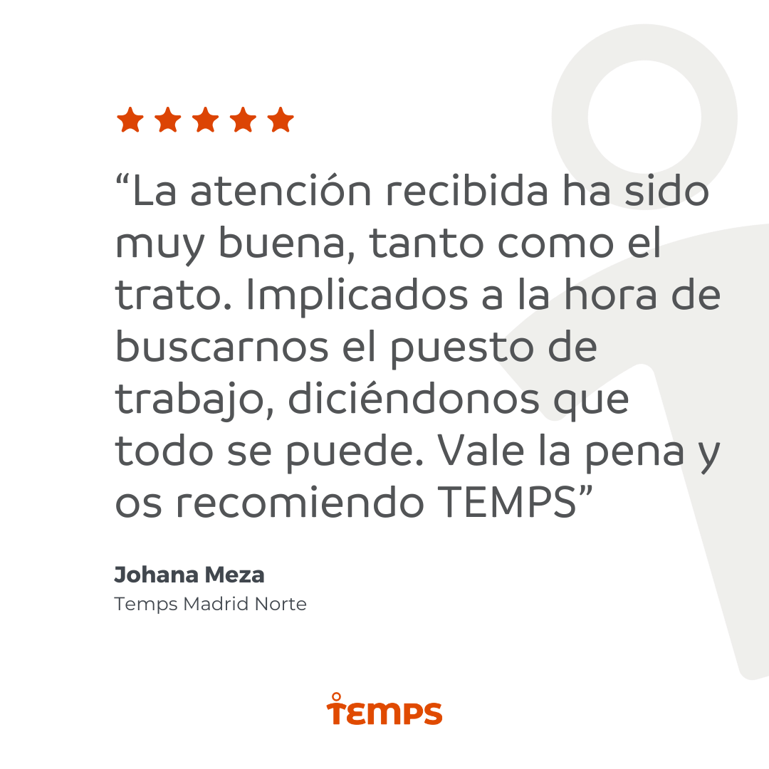 Reseña usuario TEMPS