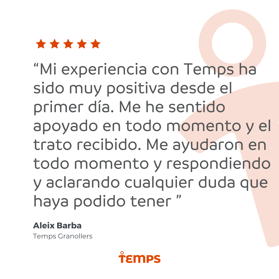 Reseña usuario TEMPS