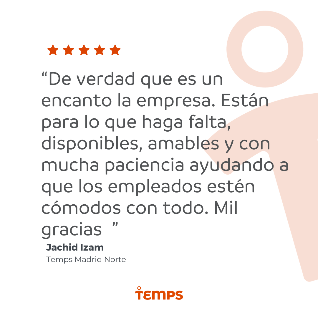Reseña usuario TEMPS