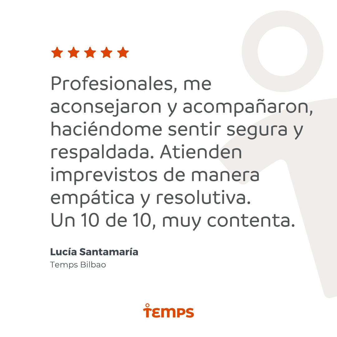 Reseña usuario TEMPS