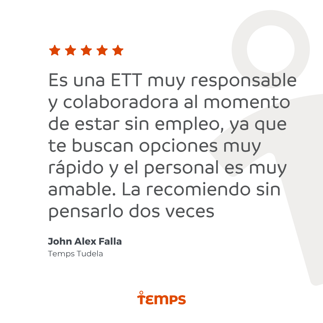 Reseña usuario TEMPS