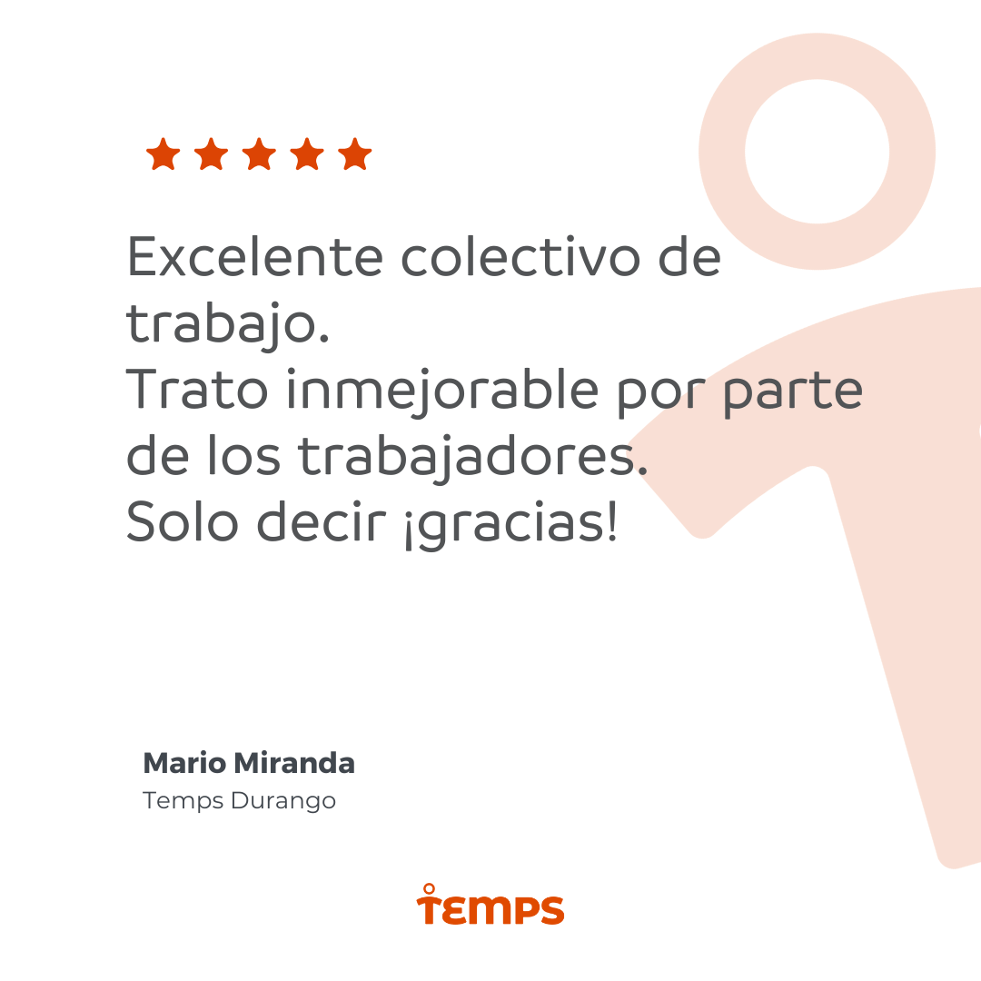 Reseña usuario TEMPS