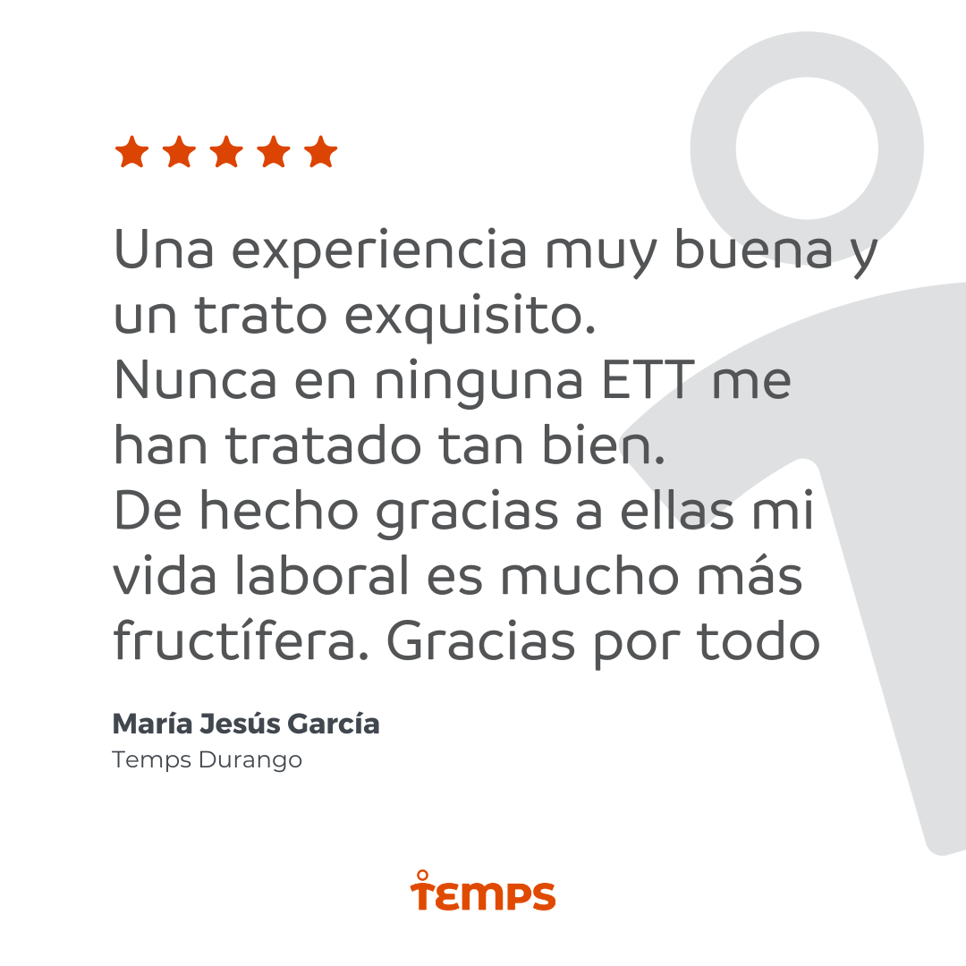 Reseña usuario TEMPS