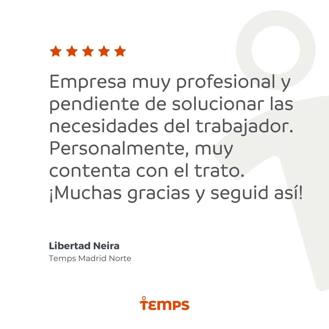 Reseña usuario TEMPS