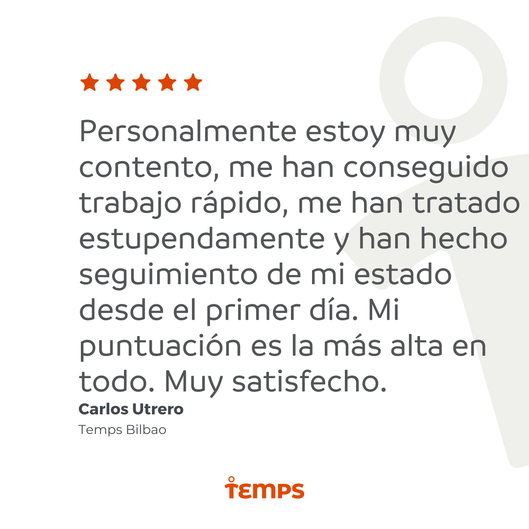 Reseña usuario TEMPS