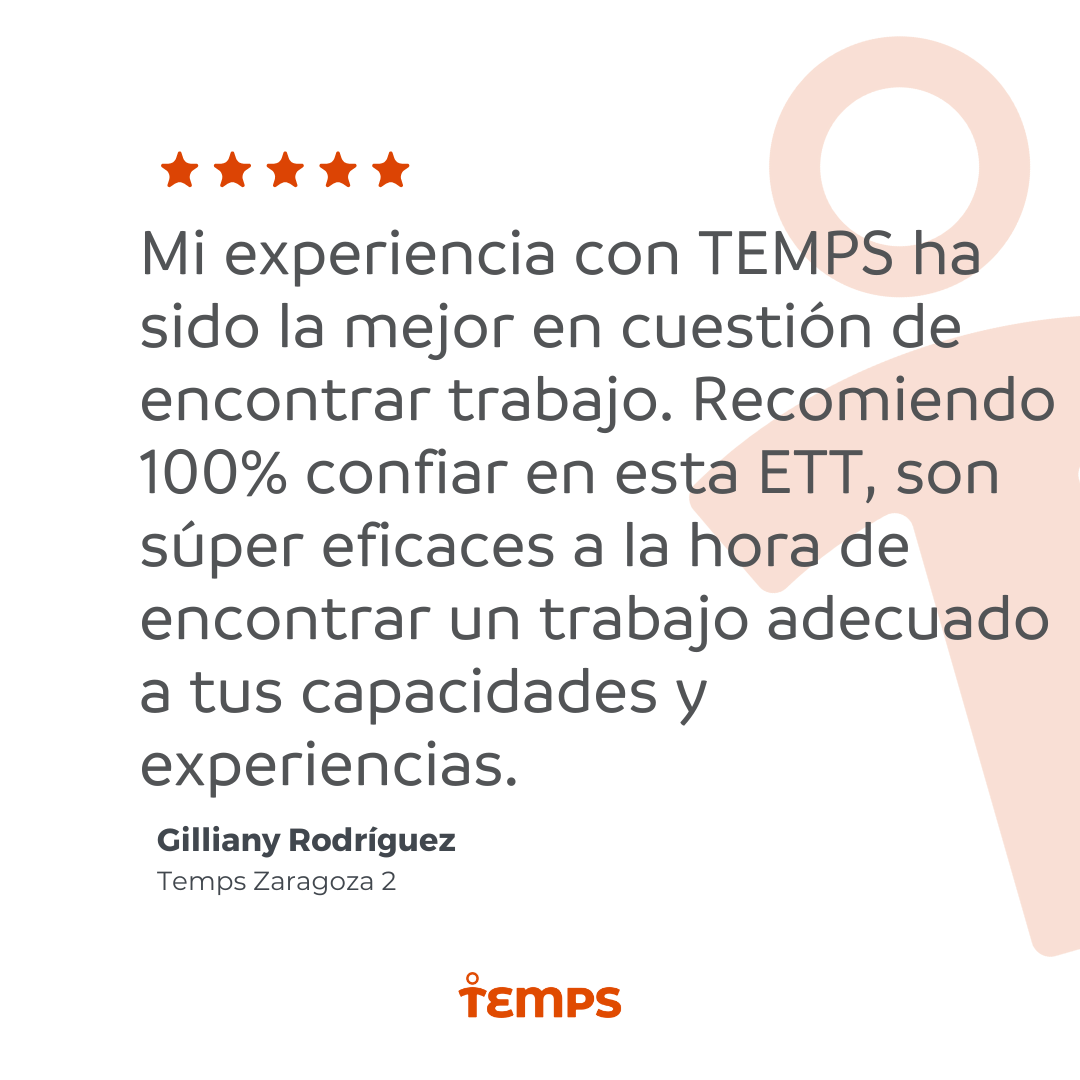 Reseña usuario TEMPS