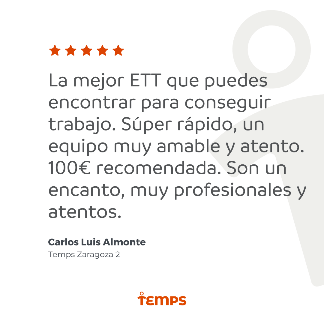 Reseña usuario TEMPS