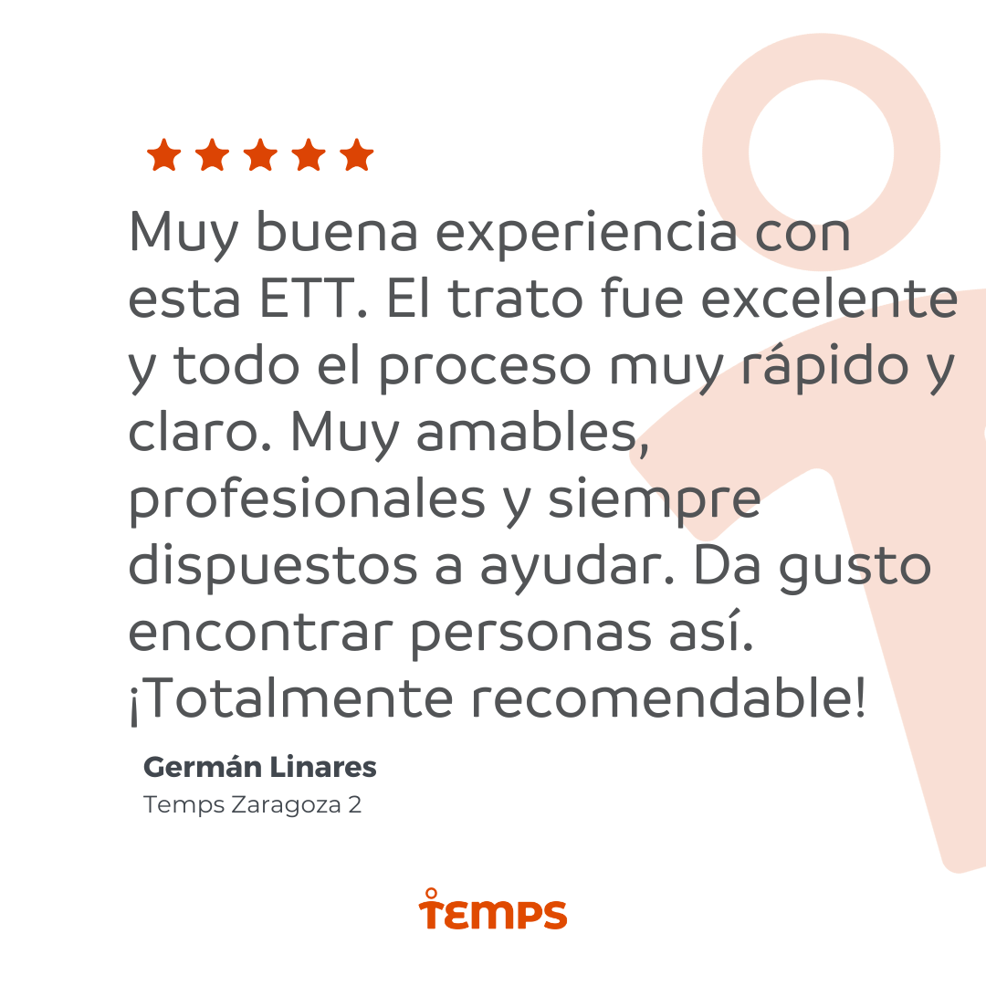 Reseña usuario TEMPS