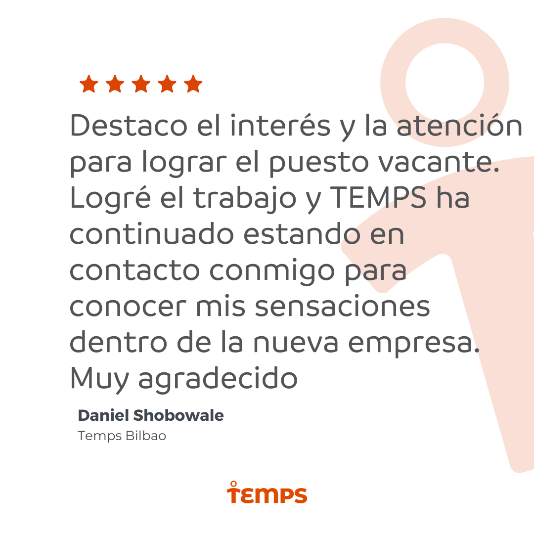 Reseña usuario TEMPS