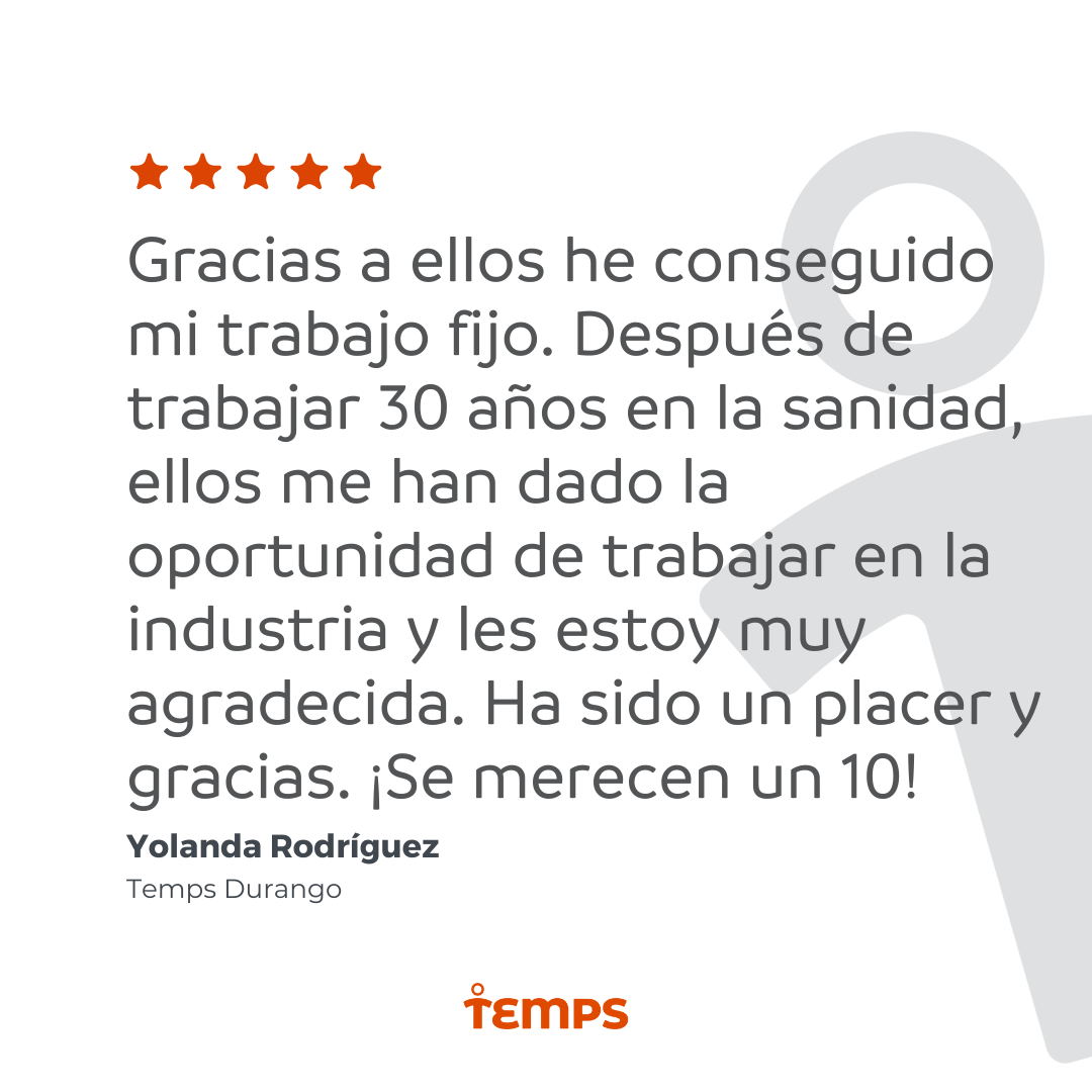 Reseña usuario TEMPS