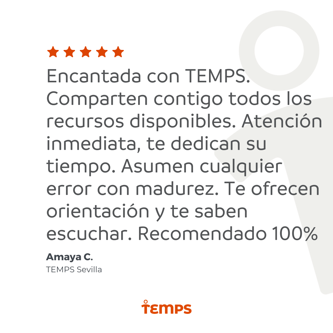 Reseña usuario TEMPS