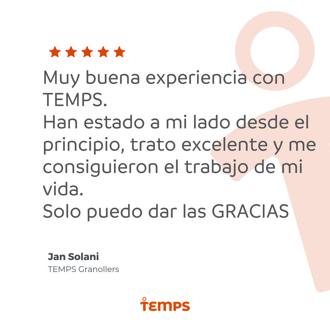 Reseña usuario TEMPS