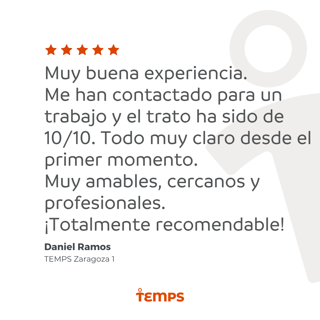 Reseña usuario TEMPS