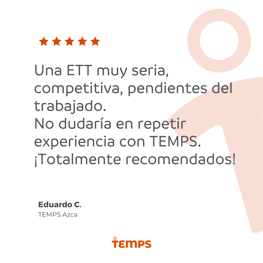 Reseña usuario TEMPS
