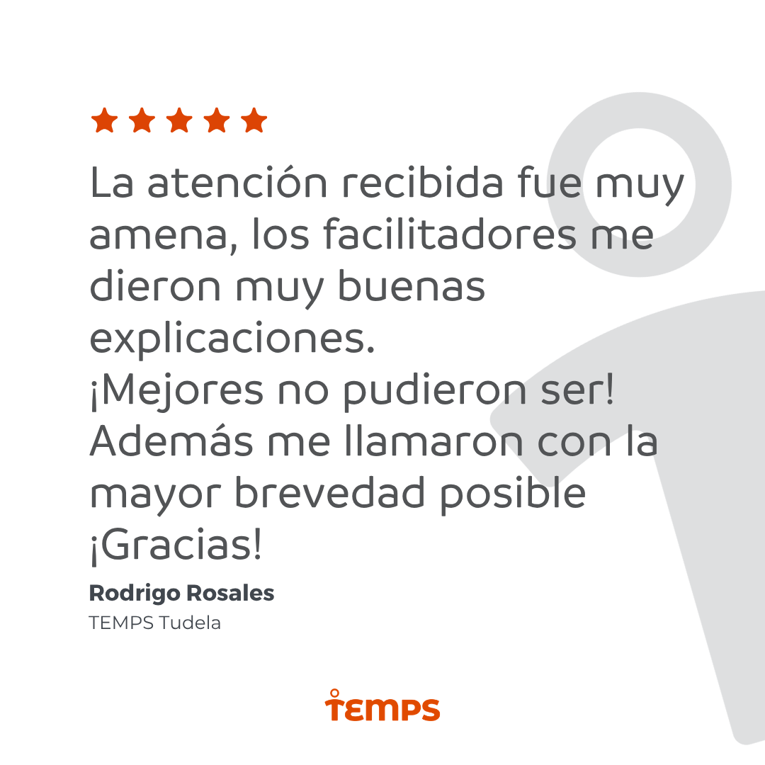 Reseña usuario TEMPS