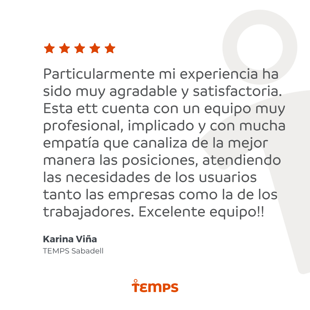 Reseña usuario TEMPS